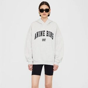 Annie Bing HARVEY SWEATSHIRT - HEATHER GREY